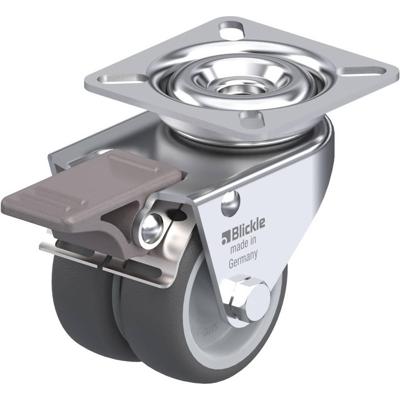 Blickle LDA-PATH 50G-FI Dubbel zwenkwiel Wieldiameter: 50 mm Draagvermogen (max.): 80 kg 1 stuk(s)