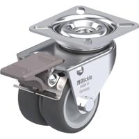 Blickle LDA-PATH 50G-FI Dubbel zwenkwiel Wieldiameter: 50 mm Draagvermogen (max.): 80 kg 1 stuk(s) - thumbnail