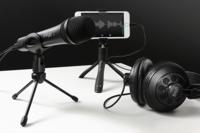 Smartphone microfoon IK Multimedia iRig Mic HD 2 Zendmethode:Kabelgebonden Incl. kabel, Incl. tas, Incl. standaard - thumbnail