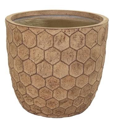 Yara Egg Pot Sand D25H25 bloempot fiberclay clayfibre MCollections - Mcollections