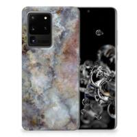 Samsung Galaxy S20 Ultra | TPU | Siliconen hoesje | Marmer Grijs - thumbnail
