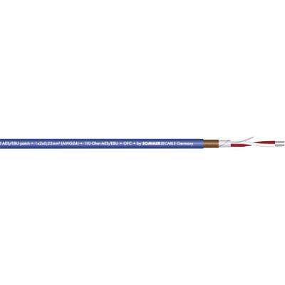 Sommer Cable 520-0102 Digitale kabel 2 x 0.22 mm² Blauw per meter Sommer Cable 520-0102 Digitale kabel 2 x 0.22 mm² Blauw per meter