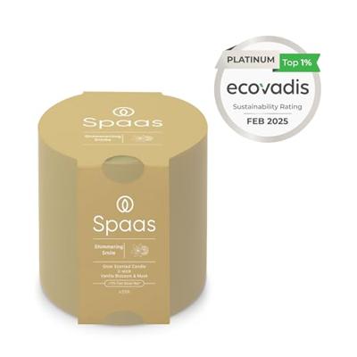 Spaas Glow Geurkaars 2-Wick Shimmering Smile