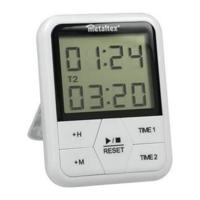 Metaltex digitale timer 11x8 cm wit - thumbnail