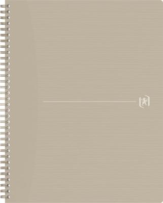 Oxford Origin spiraalschrift, ft A4+, 140 bladzijden, geruit 5 mm, zand Oxford Origin spiraalschrift, ft A4+, 140 bladzijden, geruit 5 mm, zand