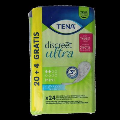 Tena Discreet ultra pads mini 24 Stuks