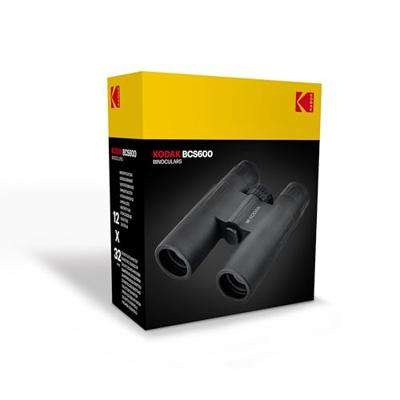 KODAK BCS600 Binoculaire verrekijker, compact, 12-voudige vergroting, lens met diameter 32 mm, zwart