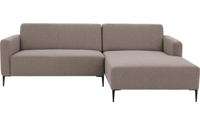 Goossens Bank Key West grijs, stof, 2-zits, modern design