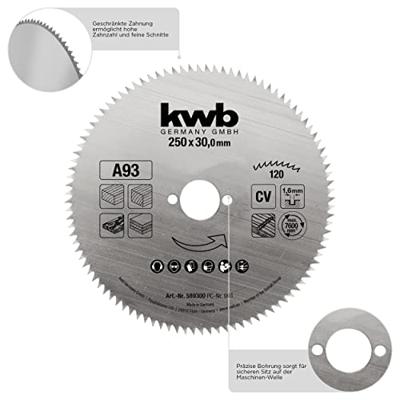 kwb 587511 Cirkelzaagblad 205 x 18 mm 1 stuk(s)