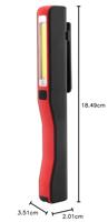 Ansmann 1600-0211 IL150B Penlight werkt op batterijen LED 185 mm Rood, Zwart - thumbnail