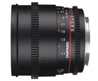 SAMYANG 13085T1.5P 85 mm T1.5 VDSLR AS IF UMC II lens voor aansluiting Pentax zwart - thumbnail