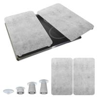 Wenko 2 fornuisafdekplaten (Beton) - thumbnail