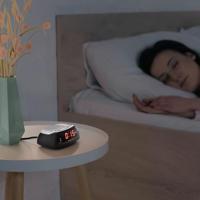 Kruger & Matz Krüger & matz fm/am wekkerradio, zwart - thumbnail