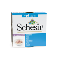 SCHESIR in cooking water Tuna - nat kattenvoer - 85 g - thumbnail