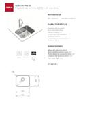 Wastafel met Eén Spoelbak Teka 10125122 10125122 - thumbnail