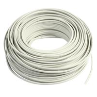 Enzo Kabel ovaal plat 2x0,75 qmm kleur wit - 1227000 - thumbnail