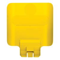 Paneel rubbermaid slim jim rs voor label geel - thumbnail