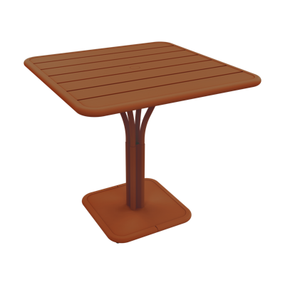 Fermob Luxembourg tuintafel kolom 80x80 cm Candied Orange