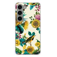 Samsung Galaxy S23 siliconen shockproof hoesje - Sunflowers - thumbnail