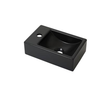 Fonteinpack Houston Links Mat Zwart Keramiek 37x23 cm Mat Zwart (Keuze uit 4 kranen) Fonteinpack Houston Links Mat Zwart Keramiek 37x23 cm Mat Zwart (Keuze uit 4 kranen)