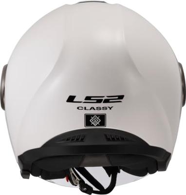 LS2 "of620 classy solid" jethelm helmet of620 classy solid xl white