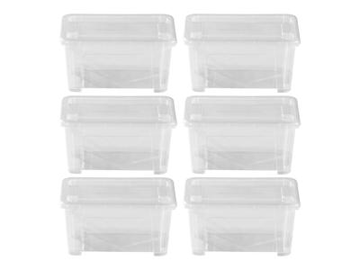 W5 Opbergboxen met deksel (6-delige set)