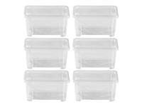 W5 Opbergboxen met deksel (6-delige set) - thumbnail