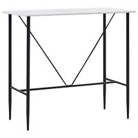 Bartafel 120x60x110 cm MDF wit - thumbnail