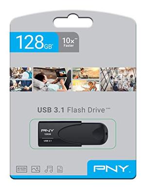 PNY Attache 4 USB flash drive 128 GB USB Type-A 3.2 Gen 1 (3.1 Gen 1) Zwart