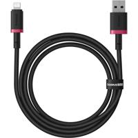 Baseus Dura Snellaadkabel Type A naar IP 2.4A Zwart, Rood - thumbnail