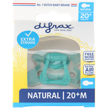 Difrax Fopspeen Natural 20m+ Assorti