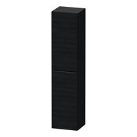 Hoge Kast Duravit D-Neo Kolomkast Wand 176 cm Linksdraaiend Mat Eiken Zwart Duravit - thumbnail