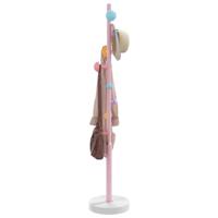VidaXL Kapstok 172 cm gepoedercoat ijzer roze - thumbnail