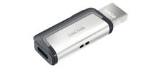 Sandisk Ultra Dual Drive USB-stick 3.1 - USB en USB-C - uitschuifbaar - 128GB - thumbnail