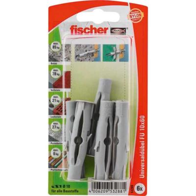 Fischer 053288 FU 10 x 60 K Universele pluggen 60 mm 1 set(s)