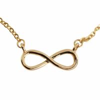 Hanger Infinity Goudkleurig (18 mm) - thumbnail