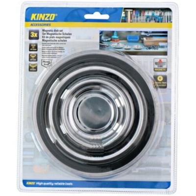 Kinzo Schroef / Spijkerbak Set - Magnetisch - 3 Delig Kinzo Schroef / Spijkerbak Set - Magnetisch - 3 Delig