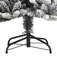 Kunstkerstboom met sneeuw 210 cm PVC en PE - thumbnail