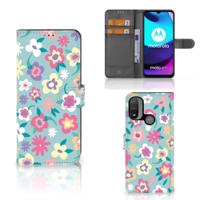 Motorola Moto E20 | E30 | E40 Hoesje Flower Power - thumbnail