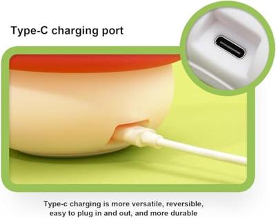 Oplaadbaar nachtlampje aardbei wit