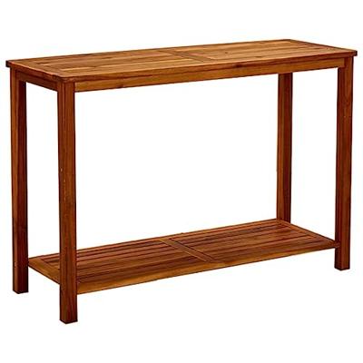 VidaXL Tuinwandtafel 110x40x75 cm massief acaciahout