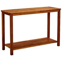 VidaXL Tuinwandtafel 110x40x75 cm massief acaciahout - thumbnail
