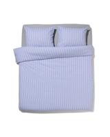 HEMA Dekbedovertrek 200x200/220cm zacht katoen strepen lavendel (lavendel) - thumbnail