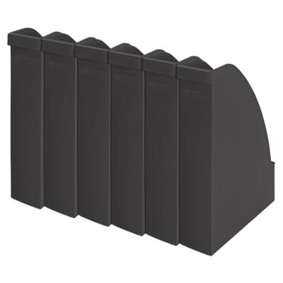 Tijdschriftcassette Leitz recycle A4 zwart | 6 stuks
