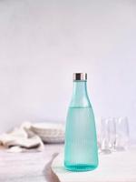 Cosy & Trendy Waterkaraf Atla met RVS Dop - Glas - Mineral Green - 1 liter - thumbnail