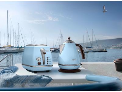 DeLonghi KBOV 2001.AZ waterkoker 1,7 l Blauw 2000 W