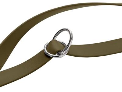 HUNTER Traploos verstelbare hondenlijn Wolmar, khaki/oranje HUNTER Traploos verstelbare hondenlijn Wolmar, khaki/oranje