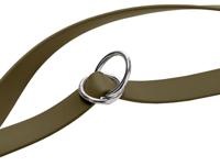 HUNTER Traploos verstelbare hondenlijn Wolmar, khaki/oranje - thumbnail