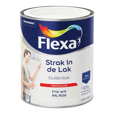 Flexa Strak in de Lak Buitenlak Hoogglans - Fris Wit - RAL 9016