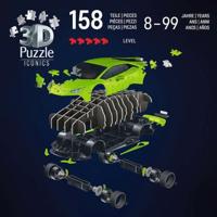 Ravensburger Iconics 3D puzzel Lamborghini Huracán EVO - 108 stukjes - thumbnail